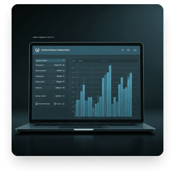 Faitro Dashboard on Laptop